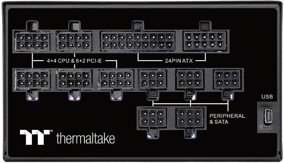 PC- Netzteil Thermaltake Toughpower iRGB Plus 1200W 80+ Platinum