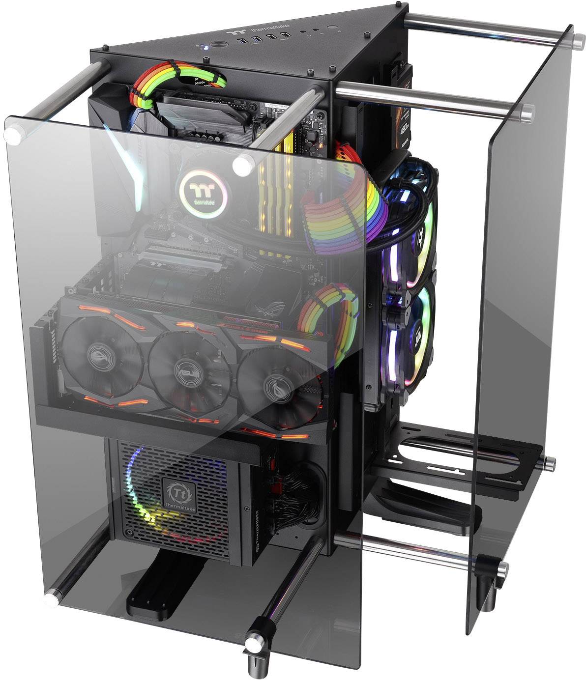 Thermaltake MidiTower PCGehäuse Core P90 TG Schwarz LCS Kompatibel