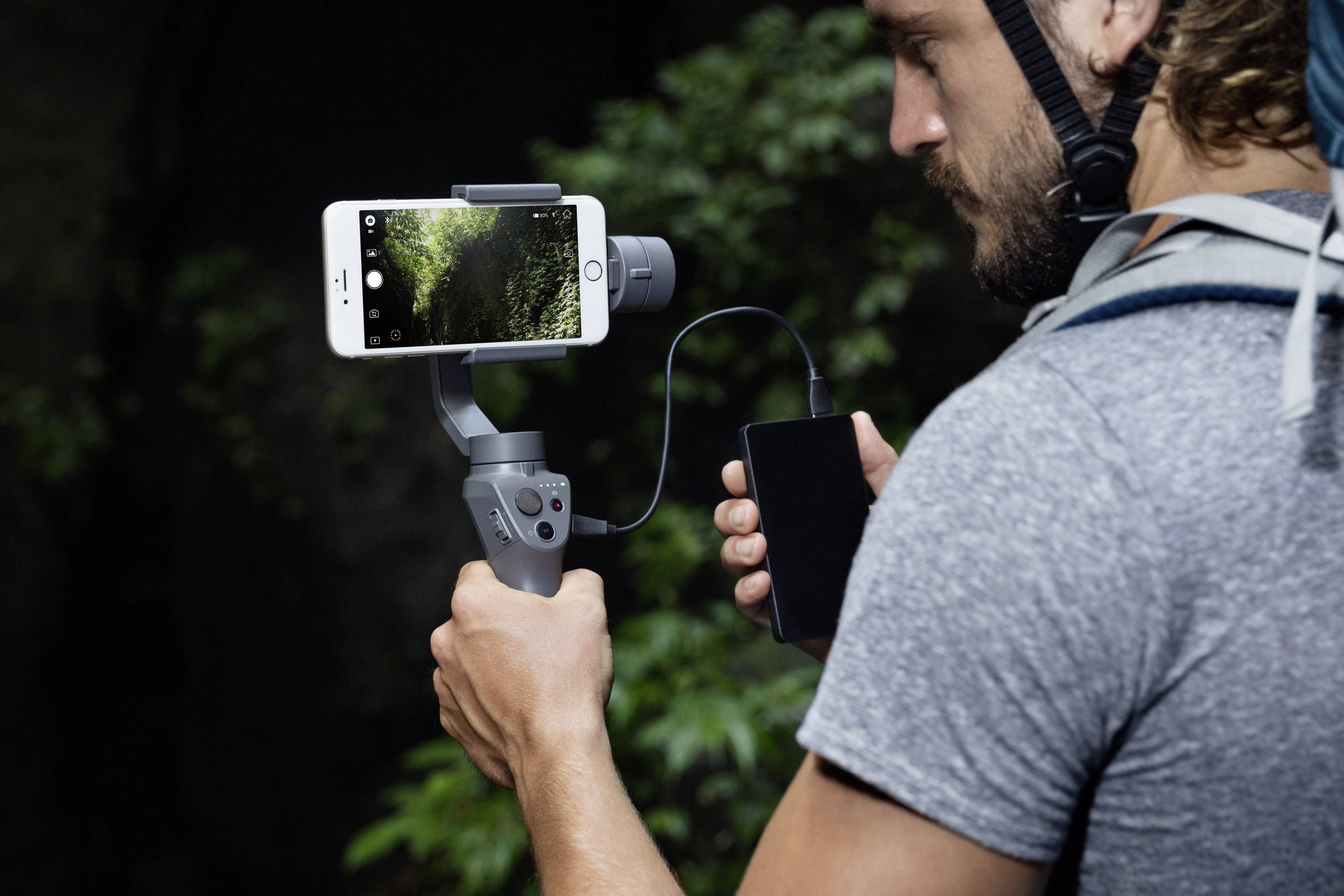 DJI Osmo mobile 2 Gimbal elektrisch  Anthrazit Bluetooth
