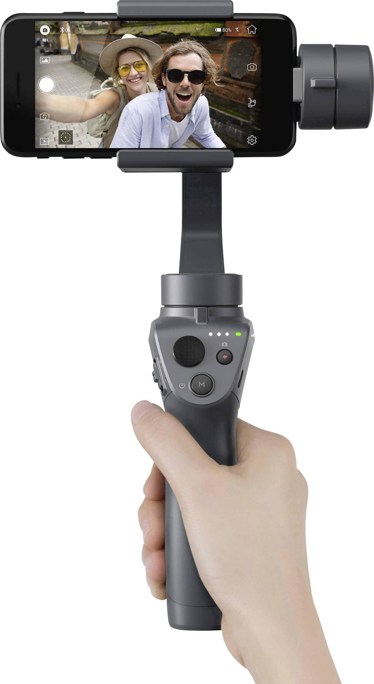DJI Osmo mobile 2 Gimbal elektrisch  Anthrazit Bluetooth