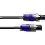 Cordial Lautsprecher Kabel [1x Typ SPK-Stecker - 1x Typ SPK-Stecker] 2 x 2.5 mm² 1.50 m Schwarz