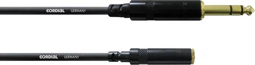 Cordial CFM 3 VY Audio Verlängerungskabel [1x Klinkenstecker 6.35 mm - 1x Klinkenbuchse 3.5 mm] 3.0
