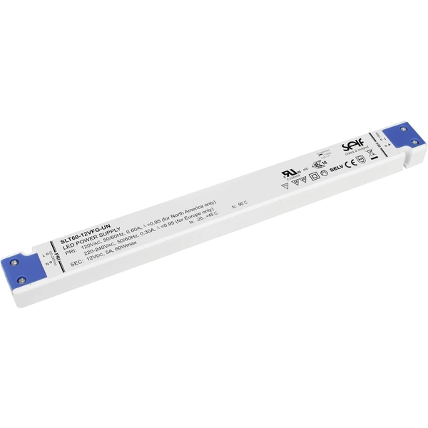 Self Electronics SLT60-24VFG-UN LED-Treiber Konstantspannung 60W 0 - 2.5A 24.0 V/DC Möbelzulassung, nicht dimmbar, Überlastschutz Self Electronics SLT60-24VFG-UN LED-Treiber Konstantspannung 60W 0 - 2.5A 24.0 V/DC Möbelzulassung, nicht dimmbar, Überlastschutz