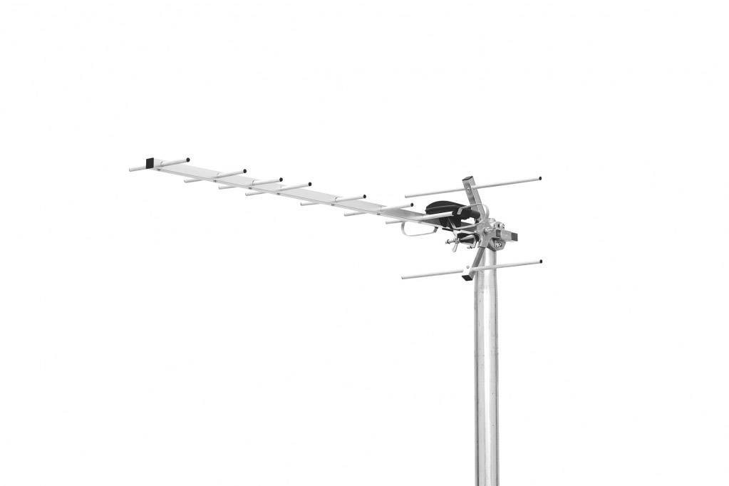 Triax DIGI 10 LTE 700 Passive DVB-T/T2-Dachantenne Außenbereich Silber