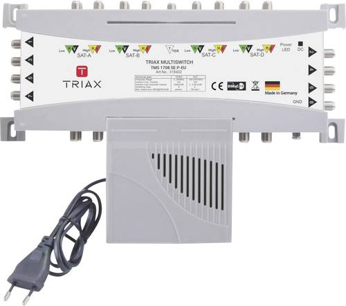 TMS 1708 SE P-EU SAT Multischalter Eingänge (Multischalter): 17 (16 SAT/1 terrestrisch) Teiln