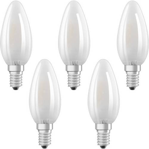 OSRAM HOMELIGHTING 4058075090682 LED EEK E (A - G) E14 Kerzenform 4.2 W = 40 W Warmweiß (Ø x L) 35