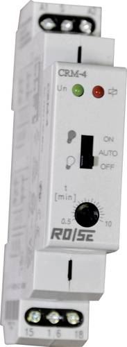 Rose LM CRM-4/230 Treppenhaus-Lichtautomat 230 V/AC 1 St. Zeitbereich: 0.5 - 10 min 1 Wechsler