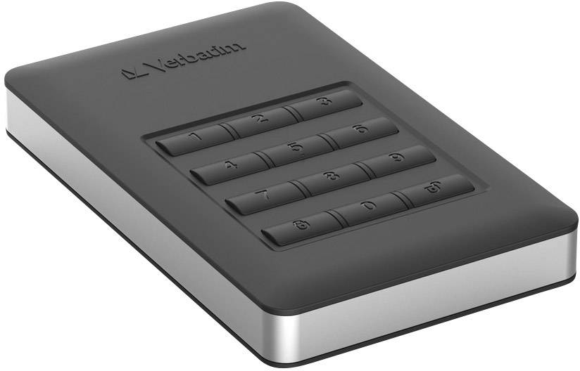 Verbatim Store 'n' Go Secure Portable SSD 256GB Externe SSD USB-A (USB 3.2 Gen 2) Schwarz 53402