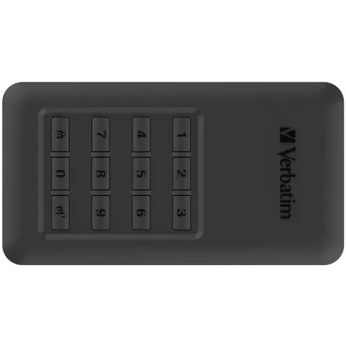 Verbatim Store 'n' Go Secure Portable SSD 256GB Externe SSD USB-A (USB 3.2 Gen 2) Schwarz 53402 Verbatim Store 'n' Go Secure Portable SSD 256GB Externe SSD USB-A (USB 3.2 Gen 2) Schwarz 53402