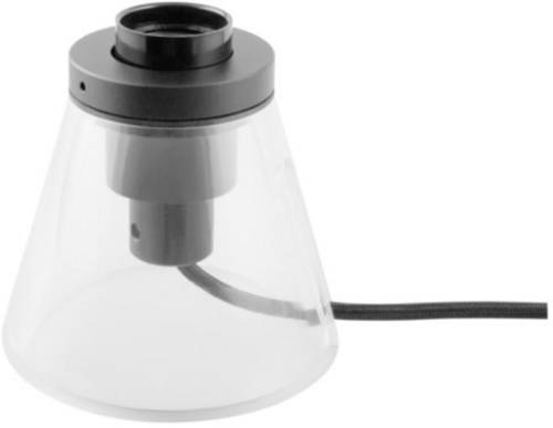 OSRAM Vintage 1906 4058075073623 Tischlampe LED E27 60W Schwarz, Transparent