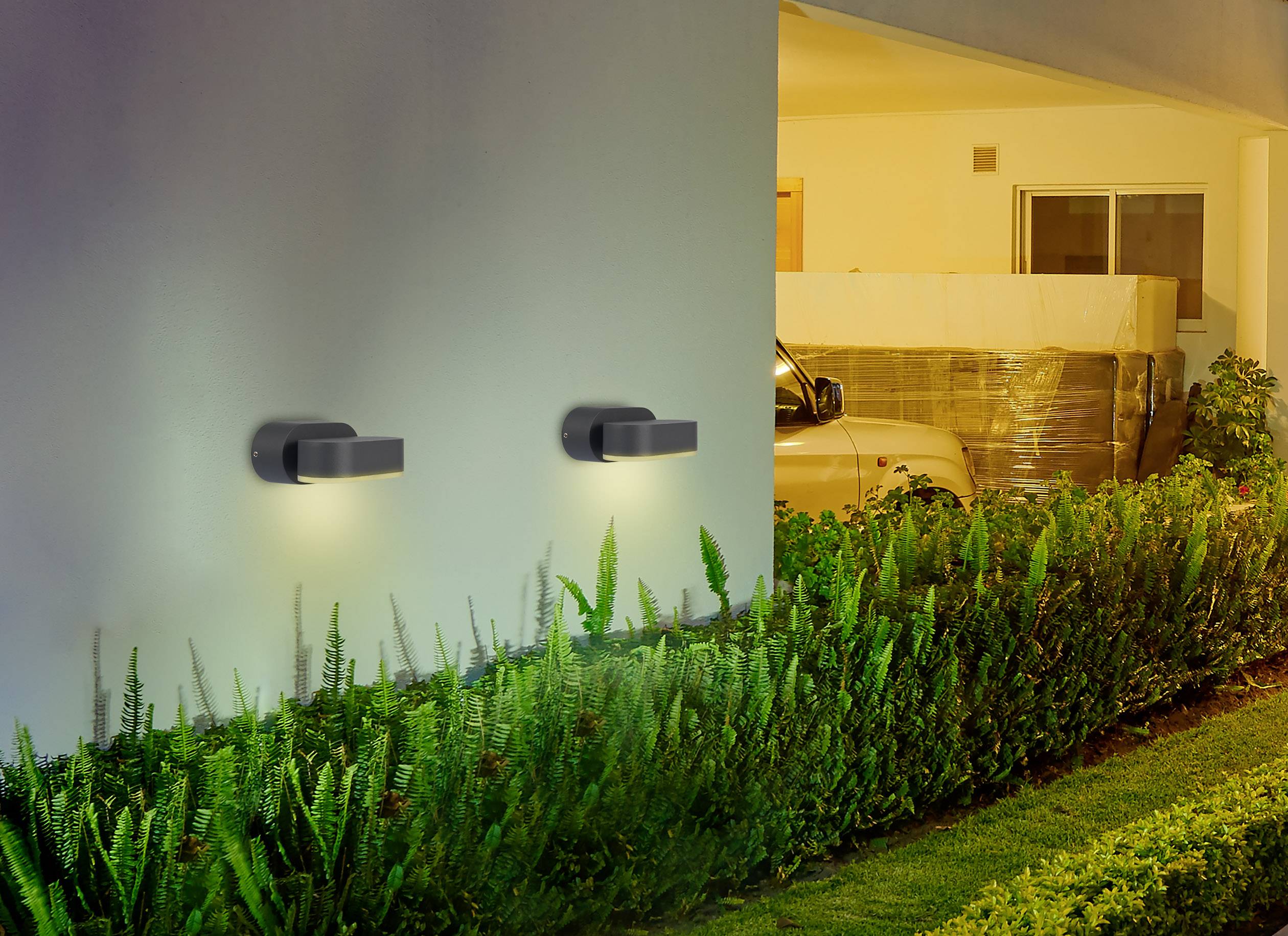 Polarlite Spot PL-8232025 LED-Wandleuchte Dunkelgrau