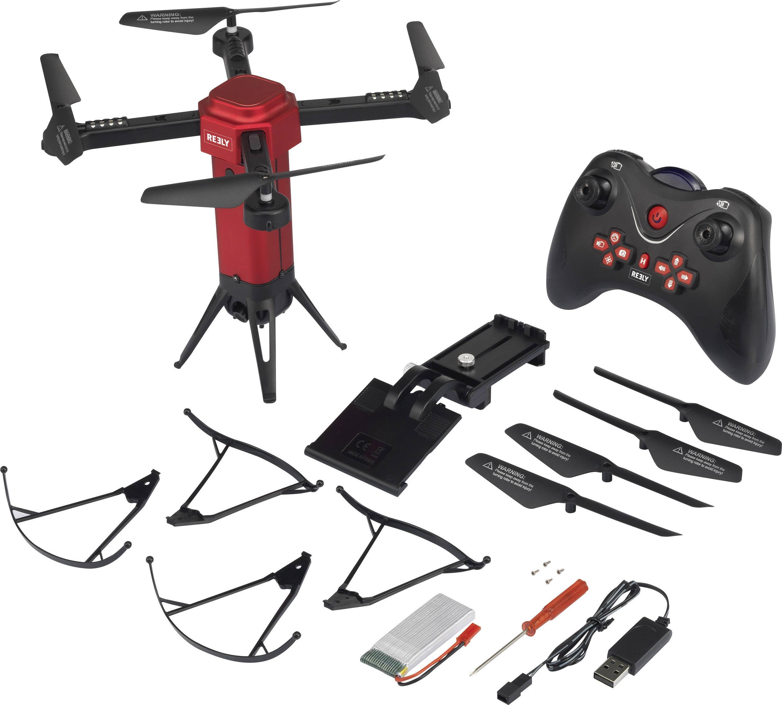 Reely Rocket Drone Quadrocopter RtF Kameraflug, First Person View