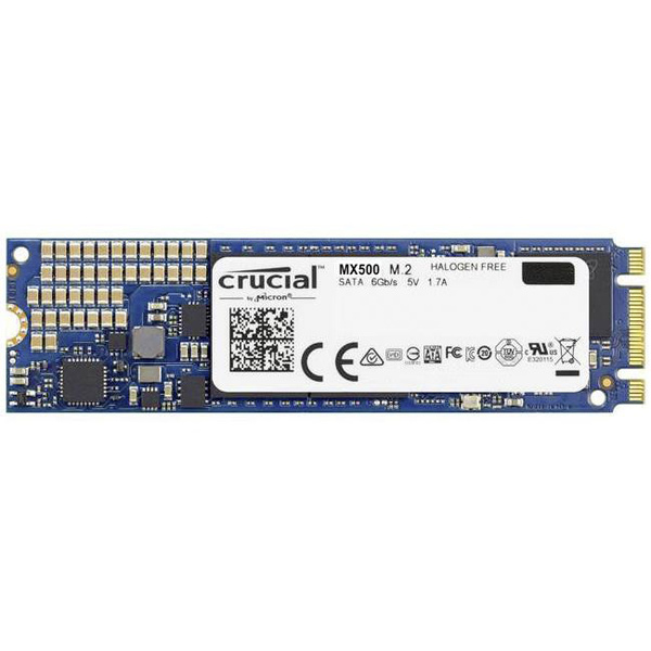 Crucial MX500 500GB Interne M.2 SATA SSD 2280 M.2 SATA 6 Gb/s Retail CT500MX500SSD4
