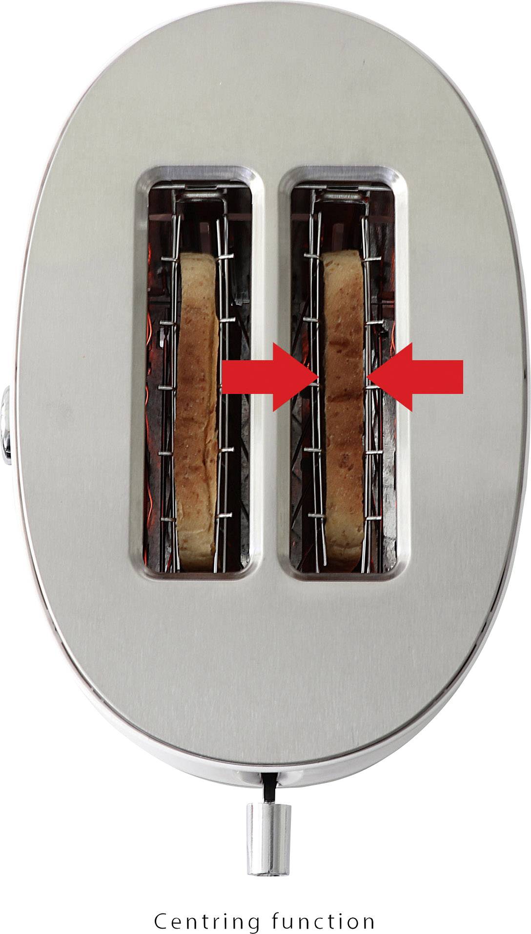 Clatronic TA3690 Toaster mit Brötchenaufsatz Weiß