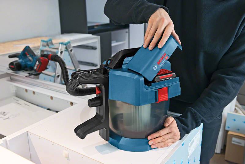 Bosch Professional GAS 18V-10L solo 06019C6300 Nass-/Trockensauger 10l ohne Akku, Staubklasse L zertifiziert