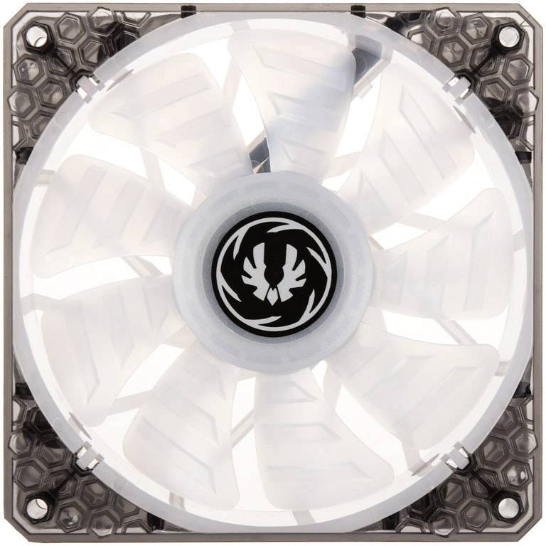 Bitfenix Spectre Pro RGB PC-Gehäuse-Lüfter Schwarz (transparent), Weiß (transparent) (B x H x T) 120 x 120 x 25mm