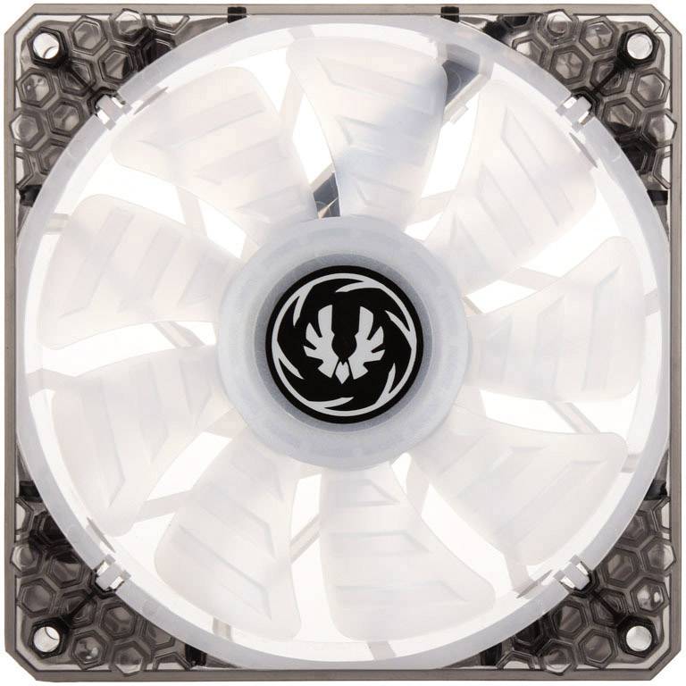 Bitfenix Spectre Pro RGB PC-Gehäuse-Lüfter Schwarz (transparent), Weiß (transparent) (B x H x T) 120 x 120 x 25mm inkl