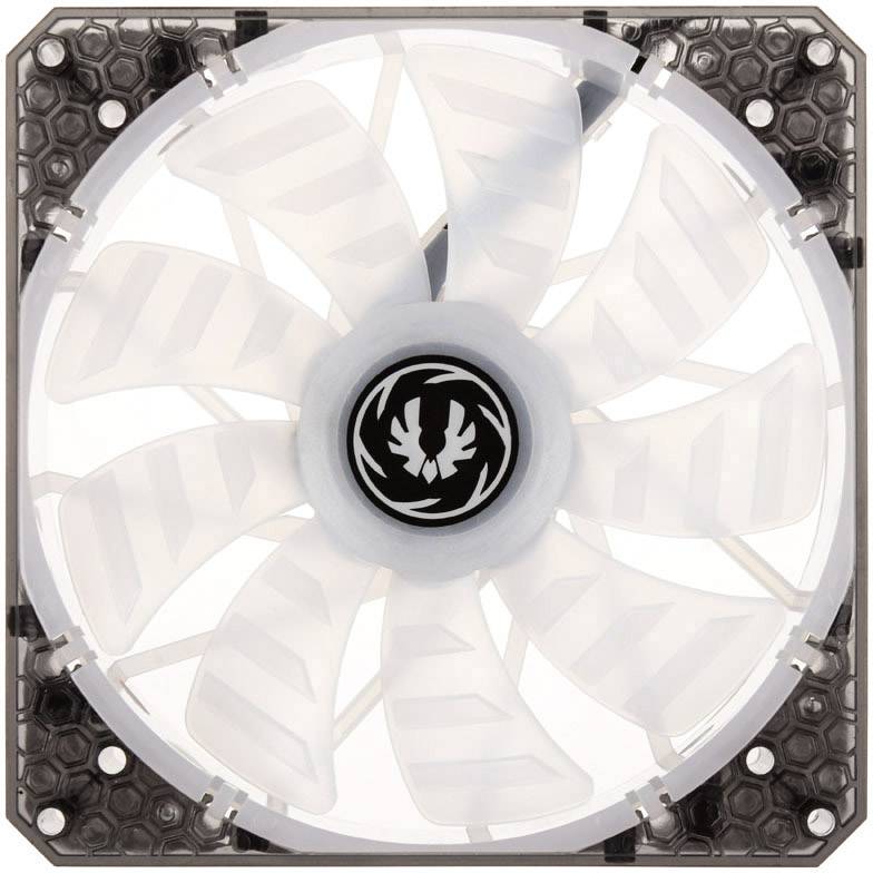 Bitfenix Spectre Pro RGB PC-Gehäuse-Lüfter Schwarz (transparent), Weiß (transparent) (B x H x T) 140 x 140 x 25mm inkl