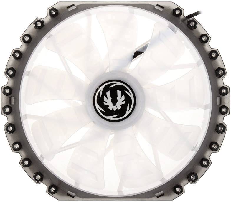 Bitfenix Spectre Pro RGB PC-Gehäuse-Lüfter Schwarz (transparent), Weiß (transparent) (B x H x T) 230 x 230 x 25mm