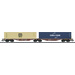 TRIX H0 T24800 H0 Doppel-Containertragwagen der CD Cargo