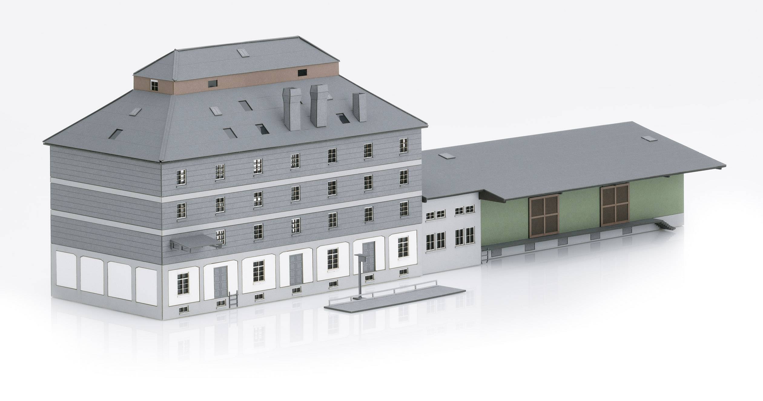 MiniTrix T66324 N Raiffeisen Lagerhaus mit Markt