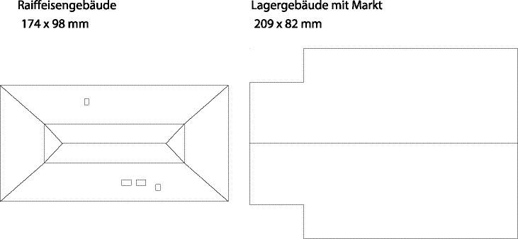 MiniTrix T66324 N Raiffeisen Lagerhaus mit Markt