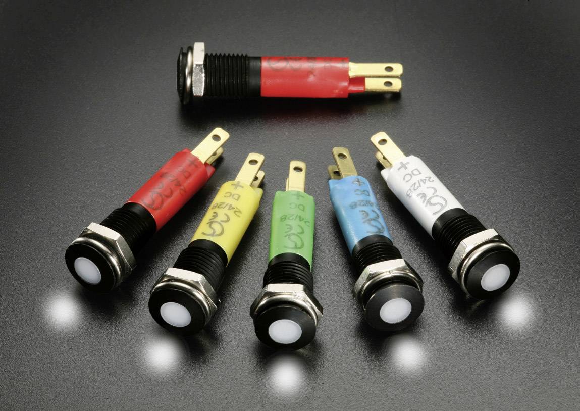 Signal Construct SFEU080245 LED-Signalleuchte Rot 24 V/AC, 24 V/DC 2400 mcd