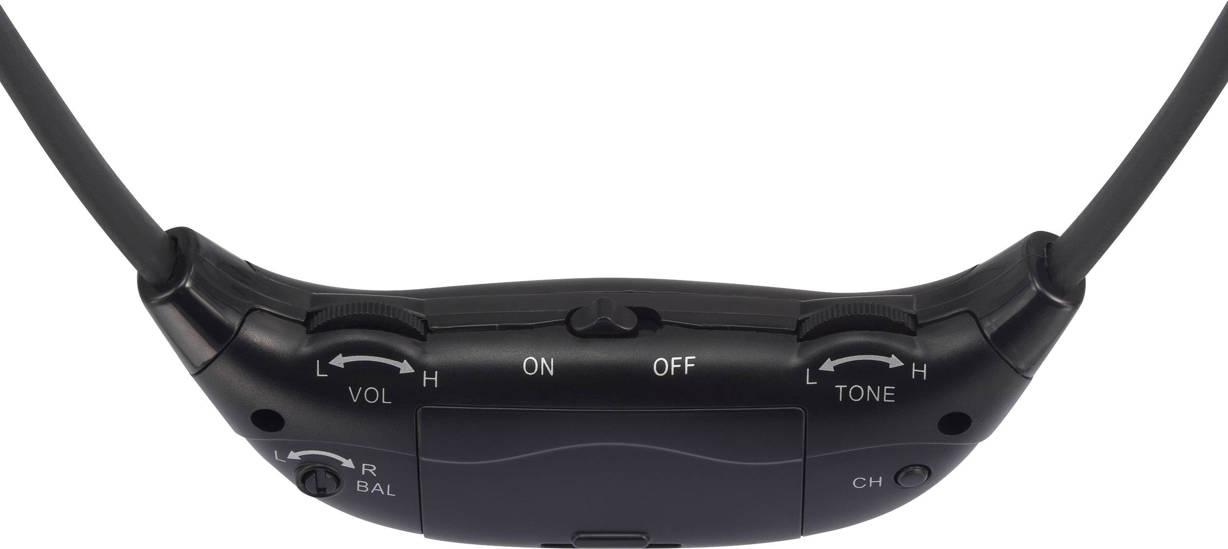 Renkforce RF-FTVK-100 Funk TV In Ear Stereo-Headset In Ear Lautstärkeregelung Schwarz