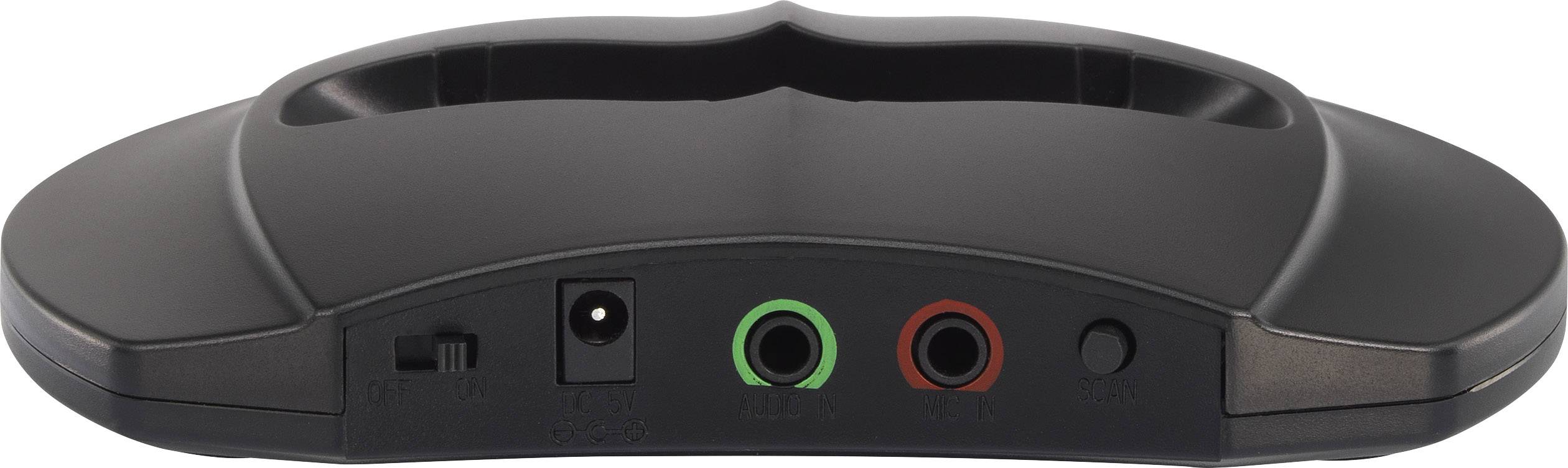 Renkforce RF-FTVK-100 Funk TV In Ear Stereo-Headset In Ear Lautstärkeregelung Schwarz