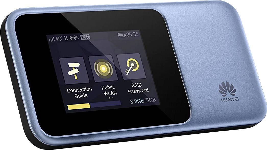 HUAWEI E5788 Mobiler LTE-WLAN-Hotspot bis 32 Geräte 1000 MBit/s MIMO Grau, Blau