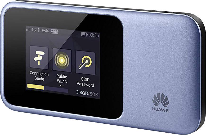 HUAWEI E5788 Mobiler LTE-WLAN-Hotspot bis 32 Geräte 1000MBit/s MIMO Grau-Blau