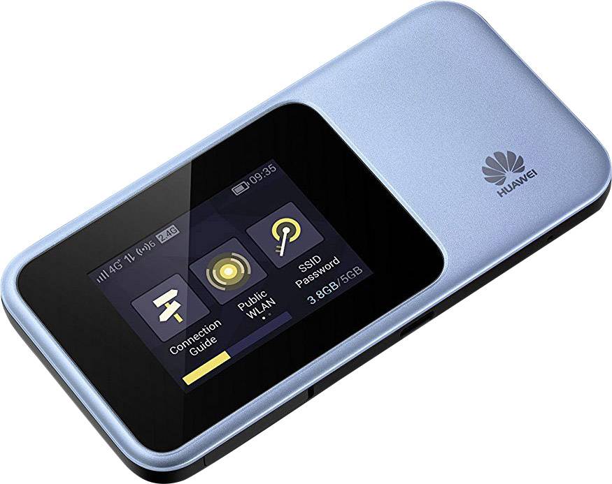 HUAWEI E5788 Mobiler LTE-WLAN-Hotspot bis 32 Geräte 1000MBit/s MIMO Grau-Blau