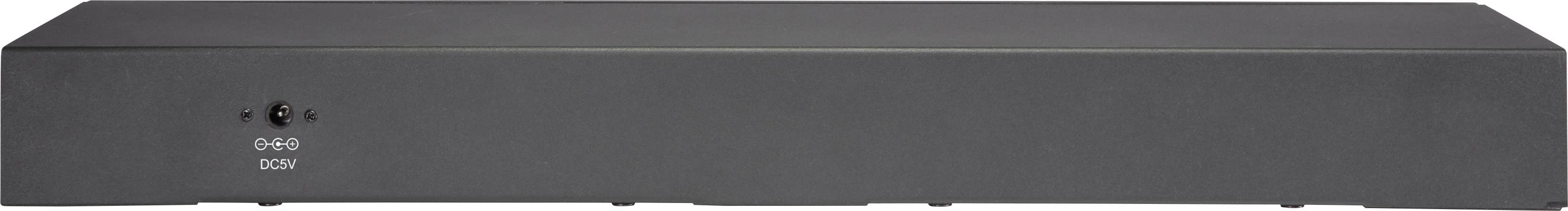 Renkforce RF-19"-USB3-10 10 Port USB 3.0-Hub für industrielle Anwendungen, Metallgehäuse Schwarz