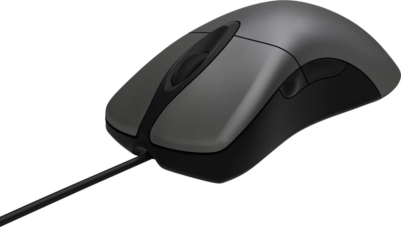 Microsoft Intellimouse Classic Maus USB BlueTrack Schwarz, Dunkelgrau 5 Tasten 3200 dpi