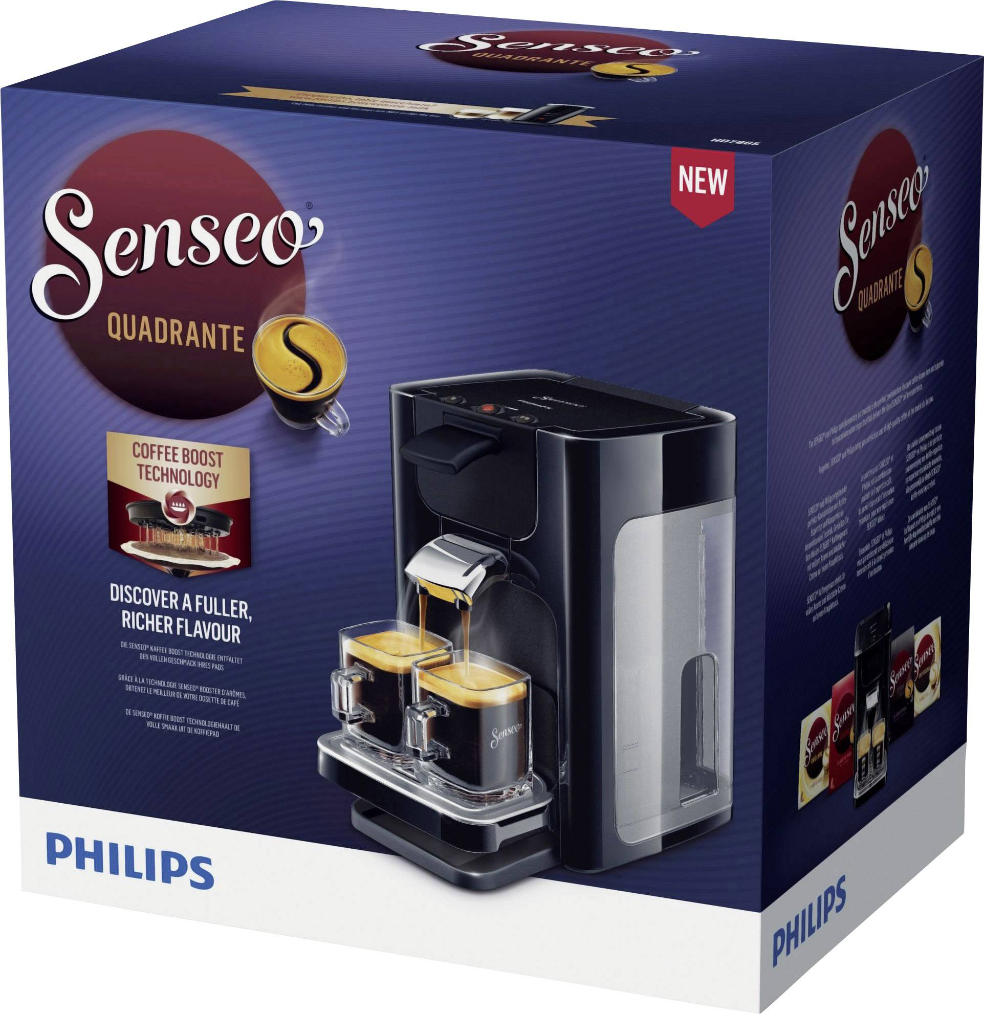 Kaffeepadmaschine Hd7865 Senseo Ninja Kaffeemaschine Philips - Main Image