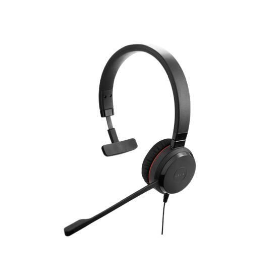 On Ear Headset kabelgebunden Mono Noise Cancelling Mikrofon-Stummschaltung Computer