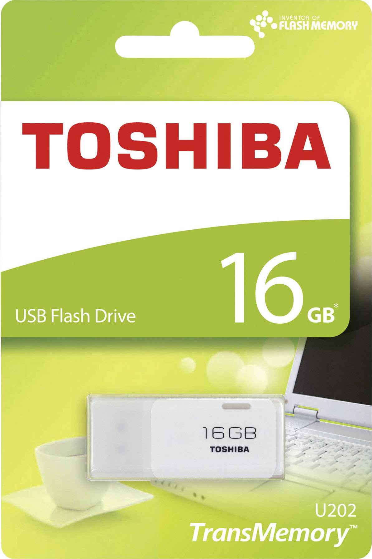 Toshiba TransMemory™ U202 USB-Stick 16 GB Weiß THN-U202W0160E4 USB 2.0