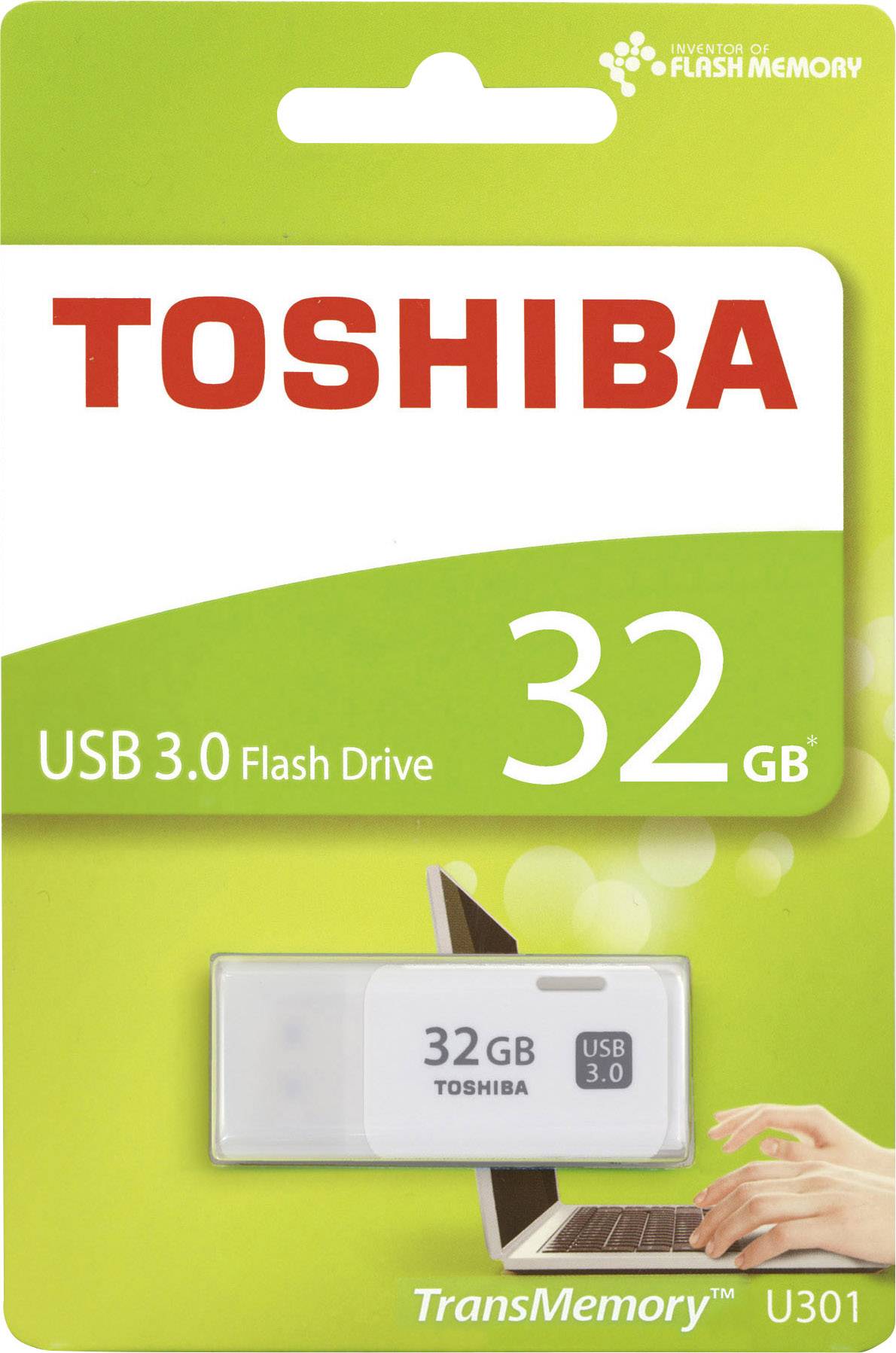 Toshiba TransMemory™ U301 USB-Stick 32GB Weiß THN-U301W0320E4 USB 3.0