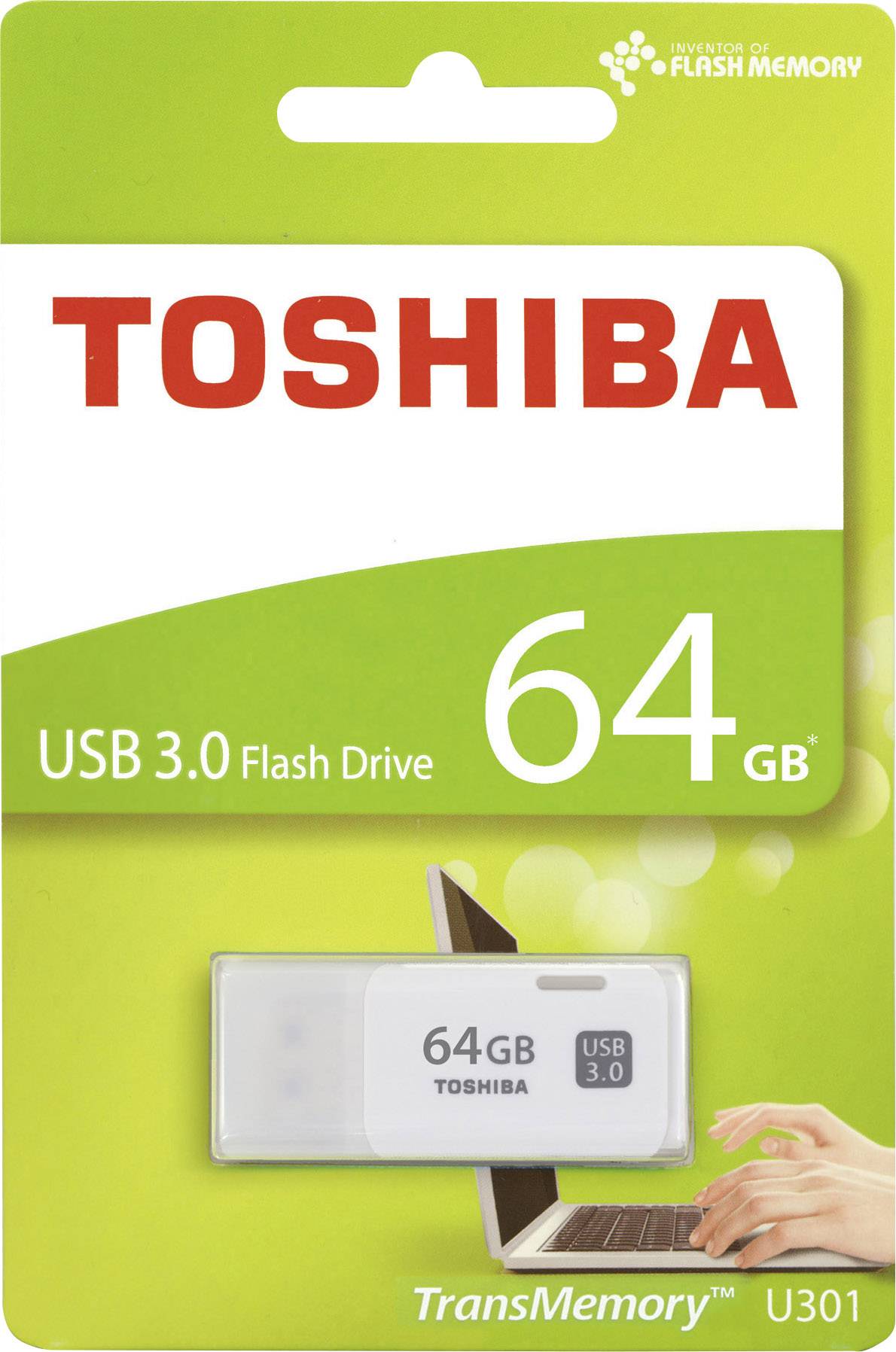 Toshiba TransMemory™ U301 USB-Stick 64GB Weiß THN-U301W0640E4 USB 3.0