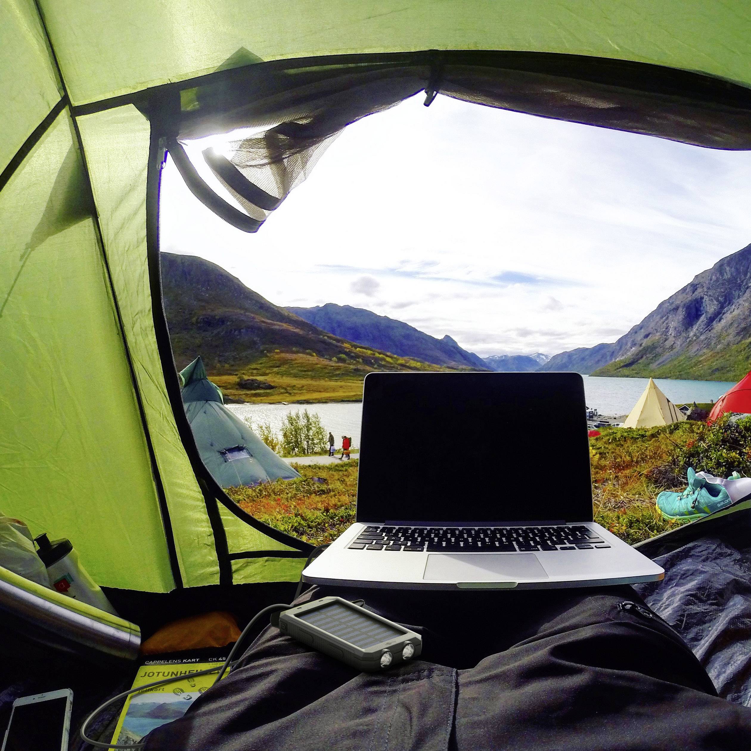 Goobay Outdoor 8.0 49216 Solar-Ladegerät Ladestrom Solarzelle 200 mA 8000 mAh