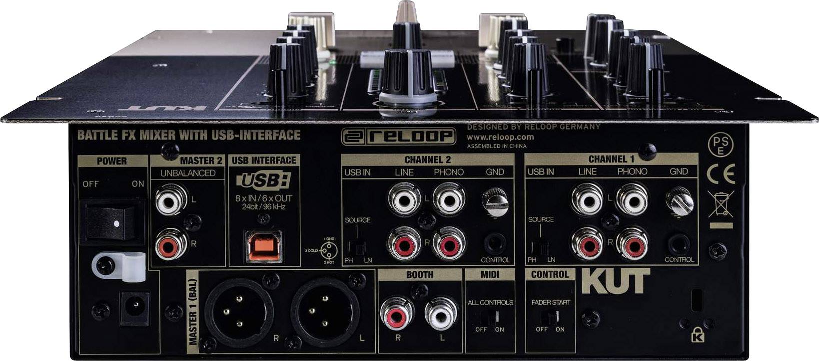 Reloop KUT 2-Kanal DJ Mixer