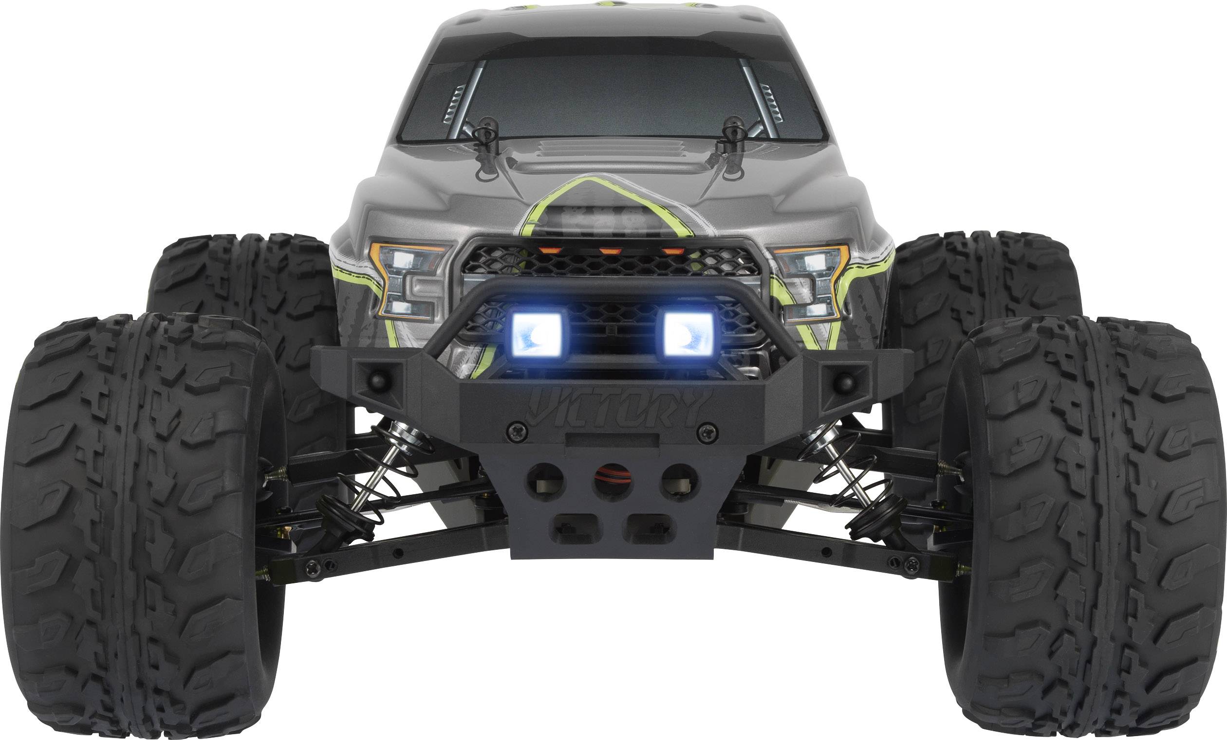 Reely Bad 1 Brushless 1:10 RC Modellauto Elektro Monstertruck Allradantrieb (4WD) 100% RtR 2,4GHz inkl. Akku, Ladegerät und