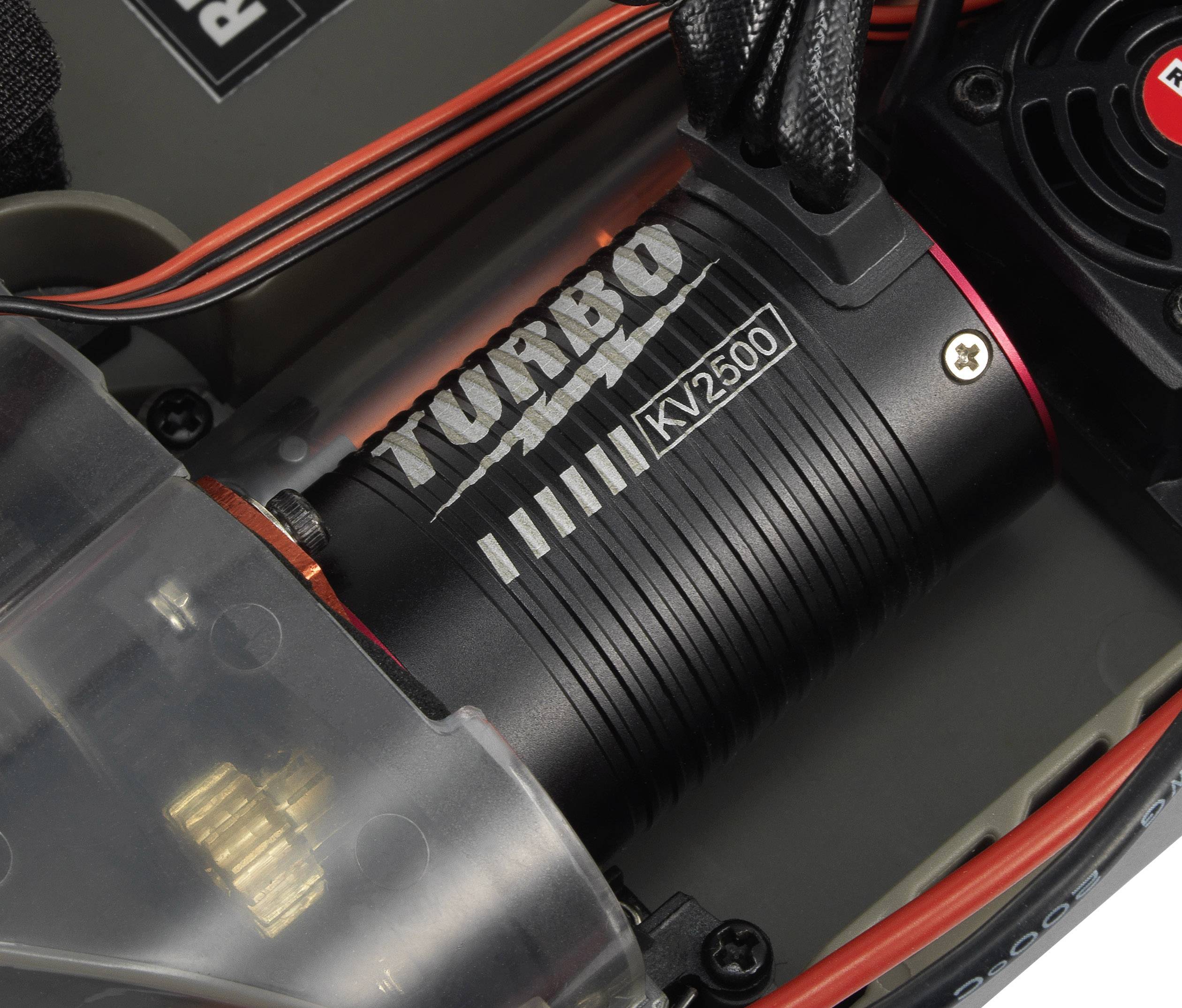 Reely Bad 1 Brushless 1:10 RC Modellauto Elektro Monstertruck Allradantrieb (4WD) 100% RtR 2,4GHz inkl. Akku, Ladegerät und