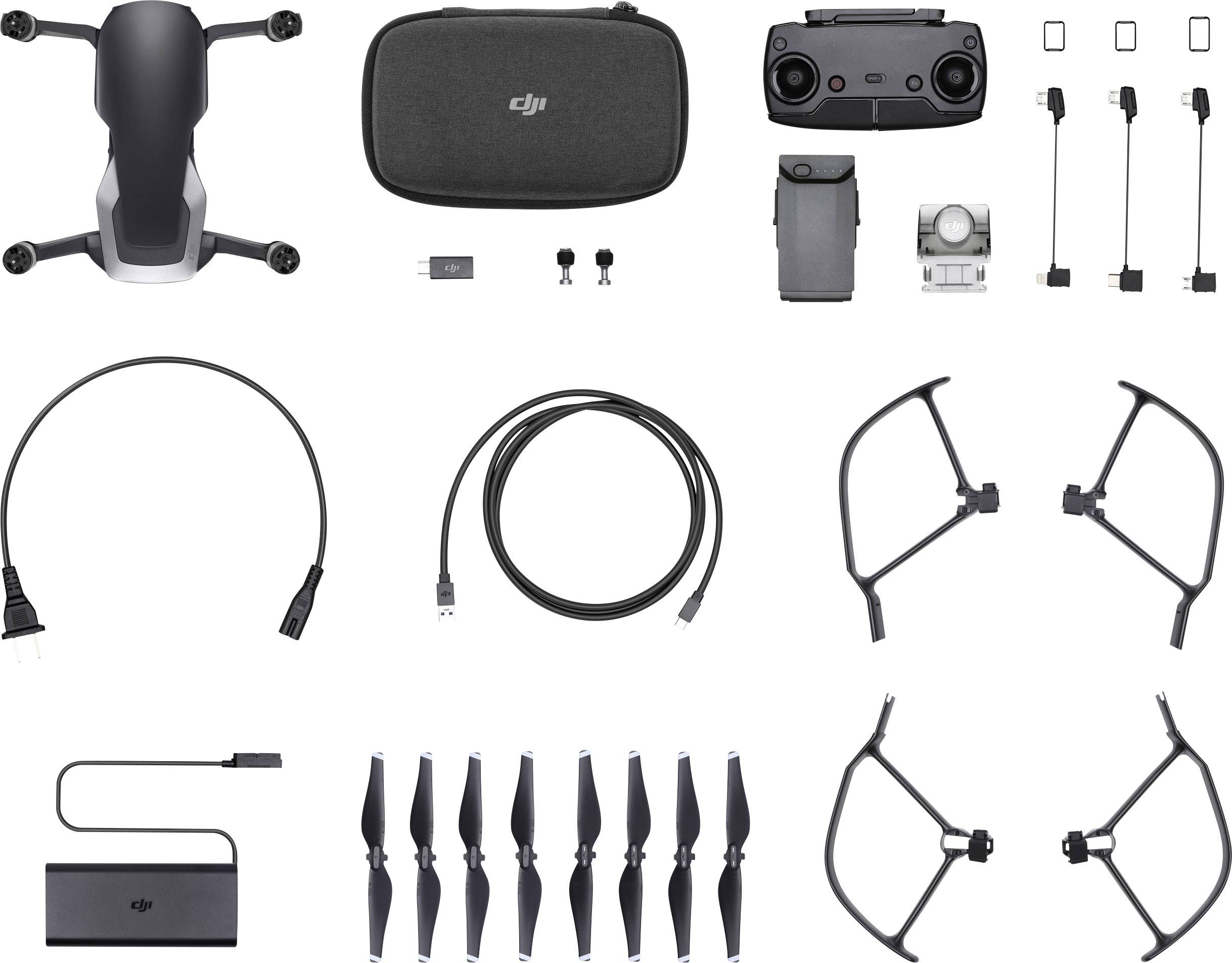 DJI Mavic Air, Onyx Black Quadrocopter RtF Kameraflug