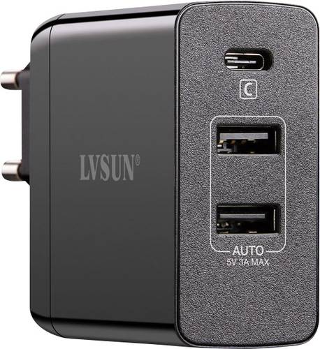 Travel LS-QW45-PD USB-Ladegerät Steckdose Ausgangsstrom (max.) 6000mA 3 x USB, USB-C™ Buchs