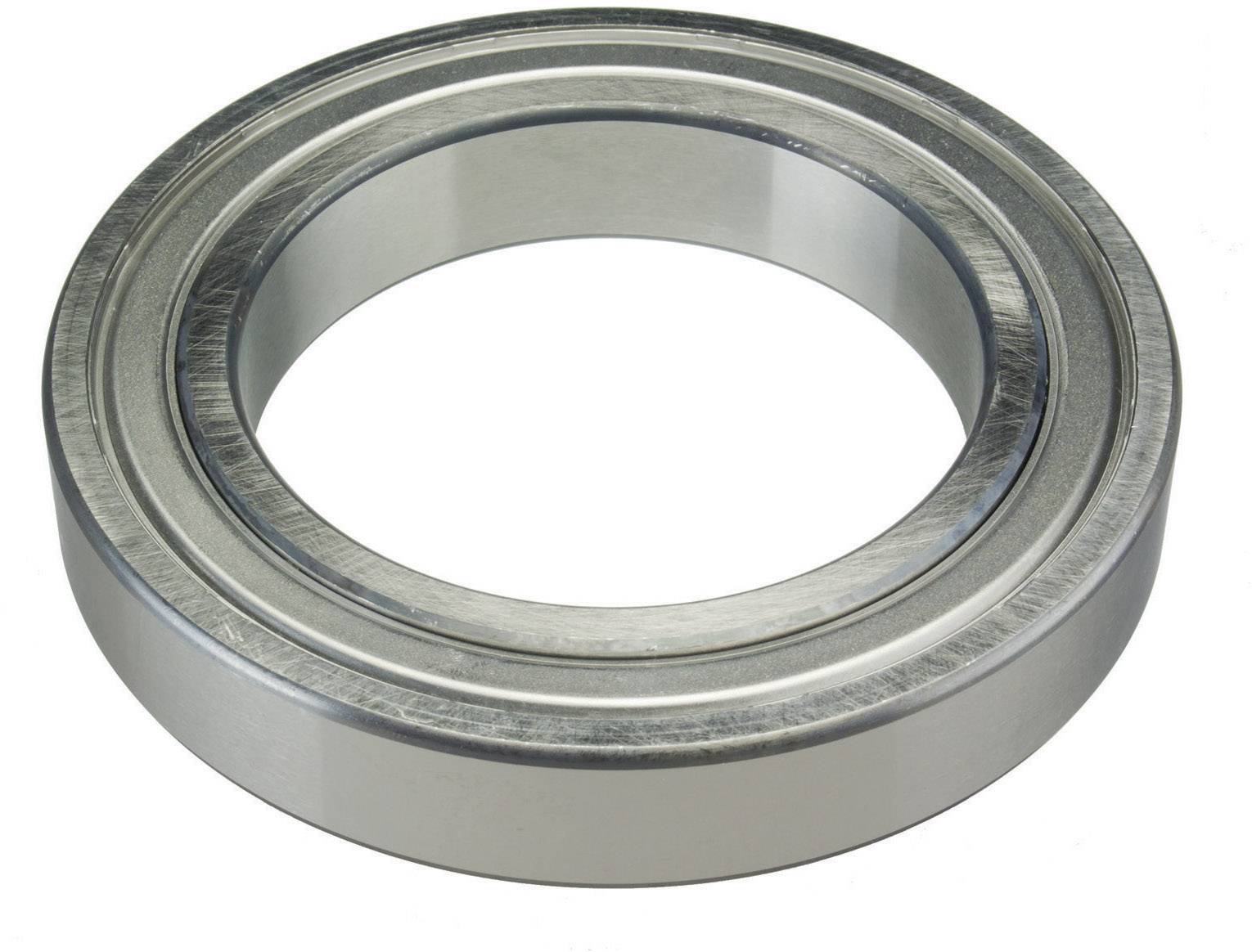 Ein silbernes Kugellager, zylindrische Form, mit glänzender Metalloberfläche. Es wird oft in Maschinen zur Reduzierung der Reibung verwendet.