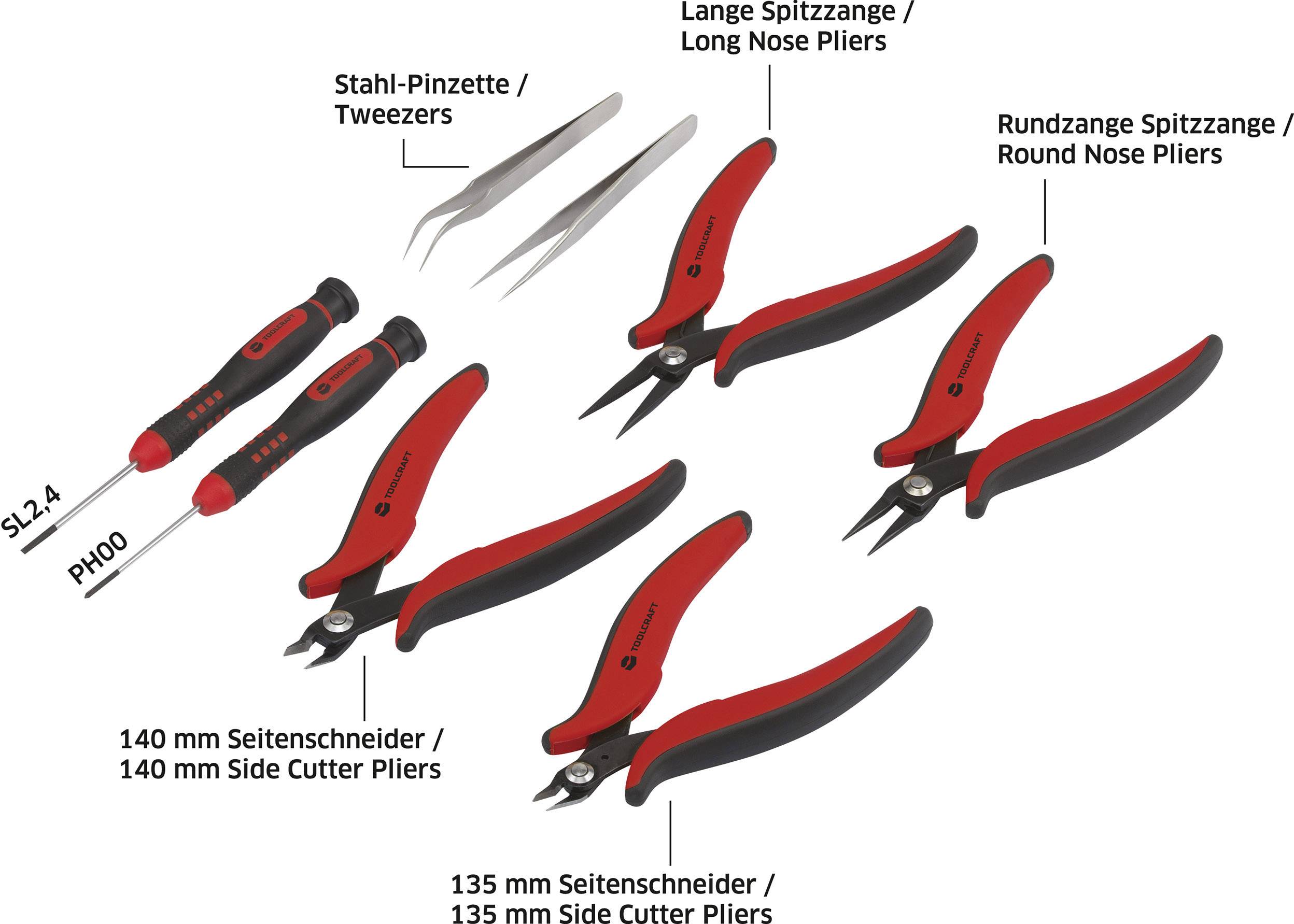 TOOLCRAFT TO-4950441 Universal, Smartphone, Profi, Modellbau, Lehrlinge, Heimwerker, Handy, Handwer