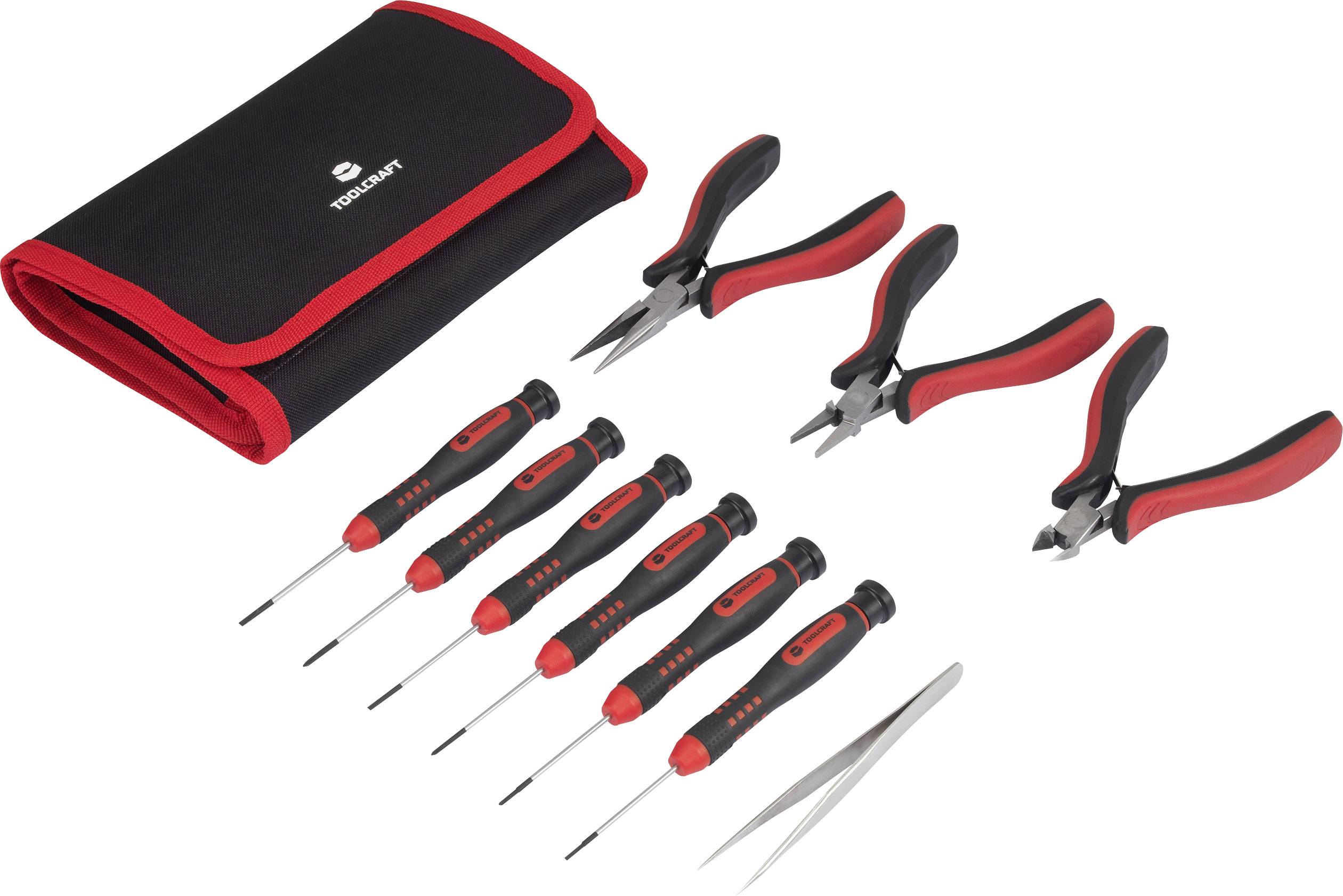 TOOLCRAFT TO-4950444 Universal, Smartphone, Profi, Modellbau, Lehrlinge, Heimwerker, Handy, Handwerker, Techniker Werkzeugset