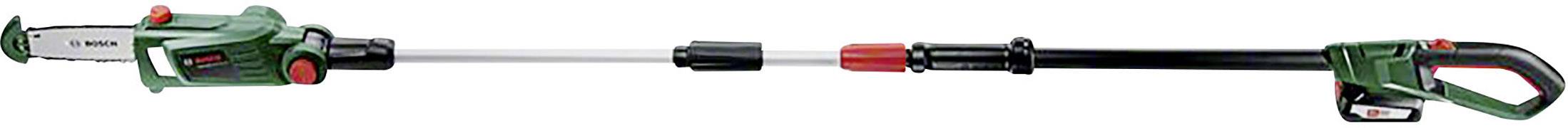 Bosch Home and Garden 06008B3100 UniversalChainPole 18 Akku Hochentaster Tragegurt, inkl. Akku, inkl. Ladegerät 18V Li-Ion