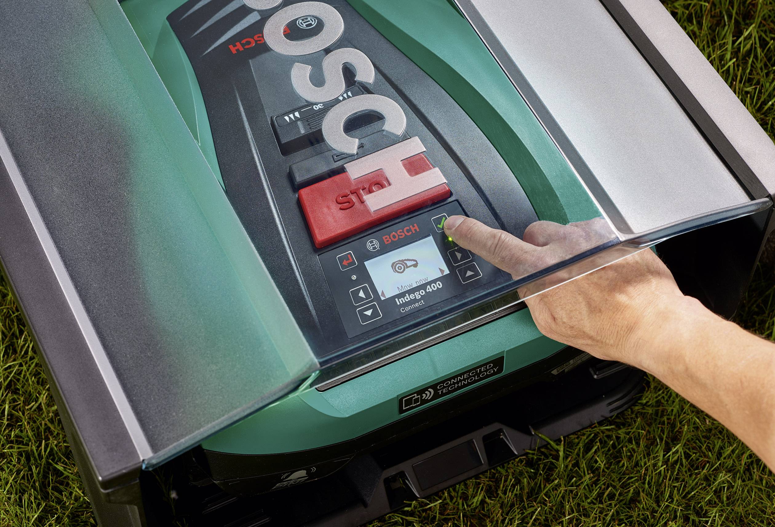 Bosch Home and Garden 06008B0500 Garage Passend für (Modell Rasentrimmer): Bosch Indego